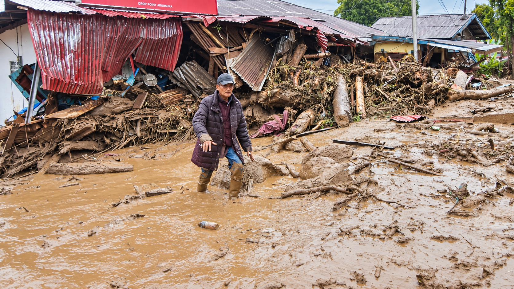 Banjir Bandang Terjang Kabupaten Solok, 1 Warga Meninggal dan 1 Orang Masih Hilang