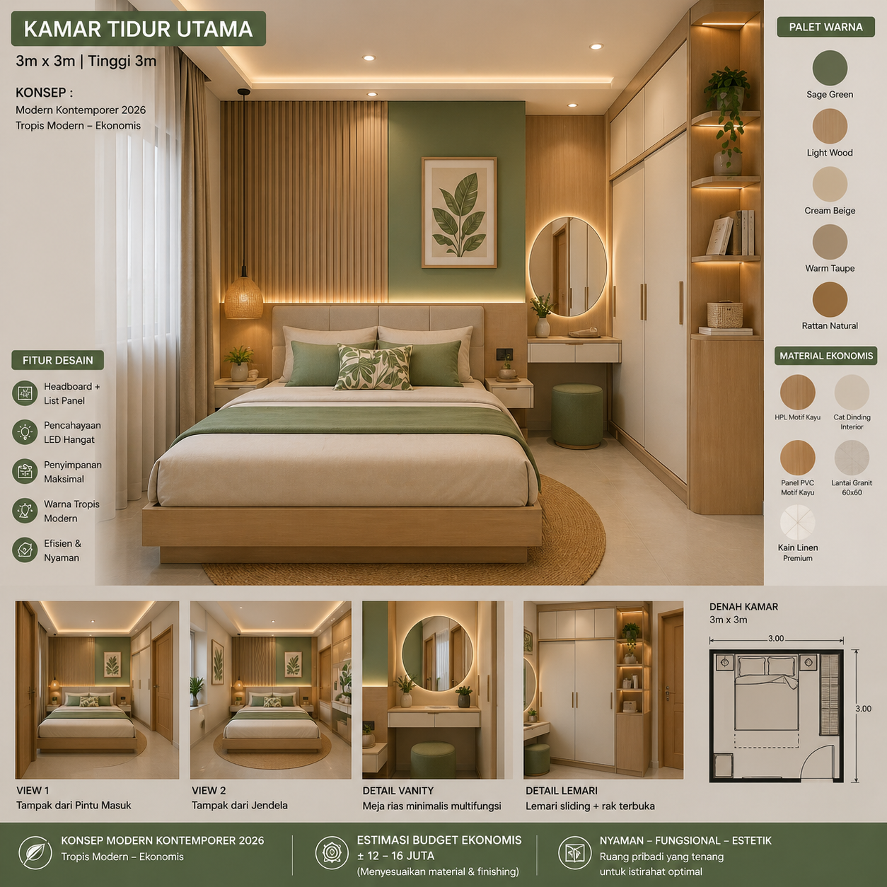 Kamar Tidur Utama