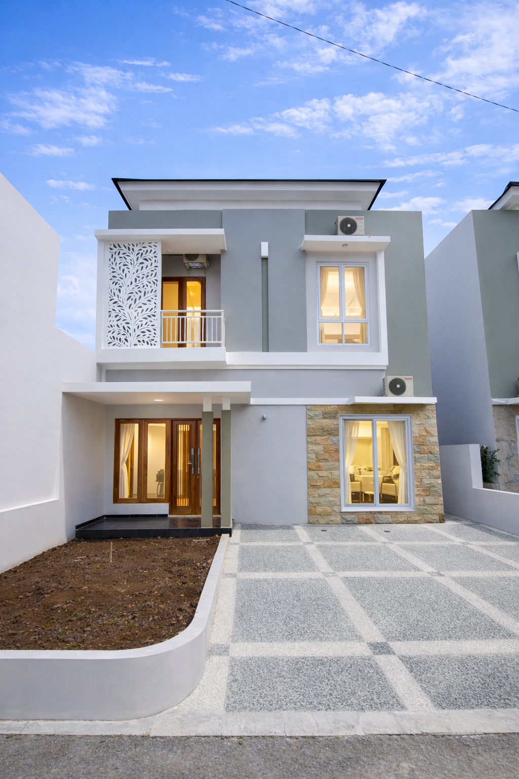 Rumah Sisa 2 Unit di Godean Sleman Cluster Modern Siap Huni Security 24 Jam