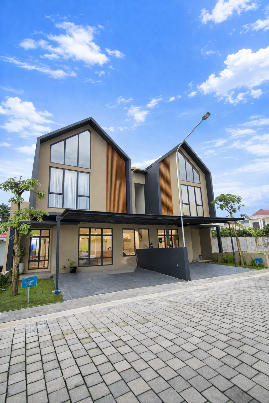 Rumah Scandinavian dalam Perumahan Jalan Palagan 20 Unit 3 Kamar Tidur
