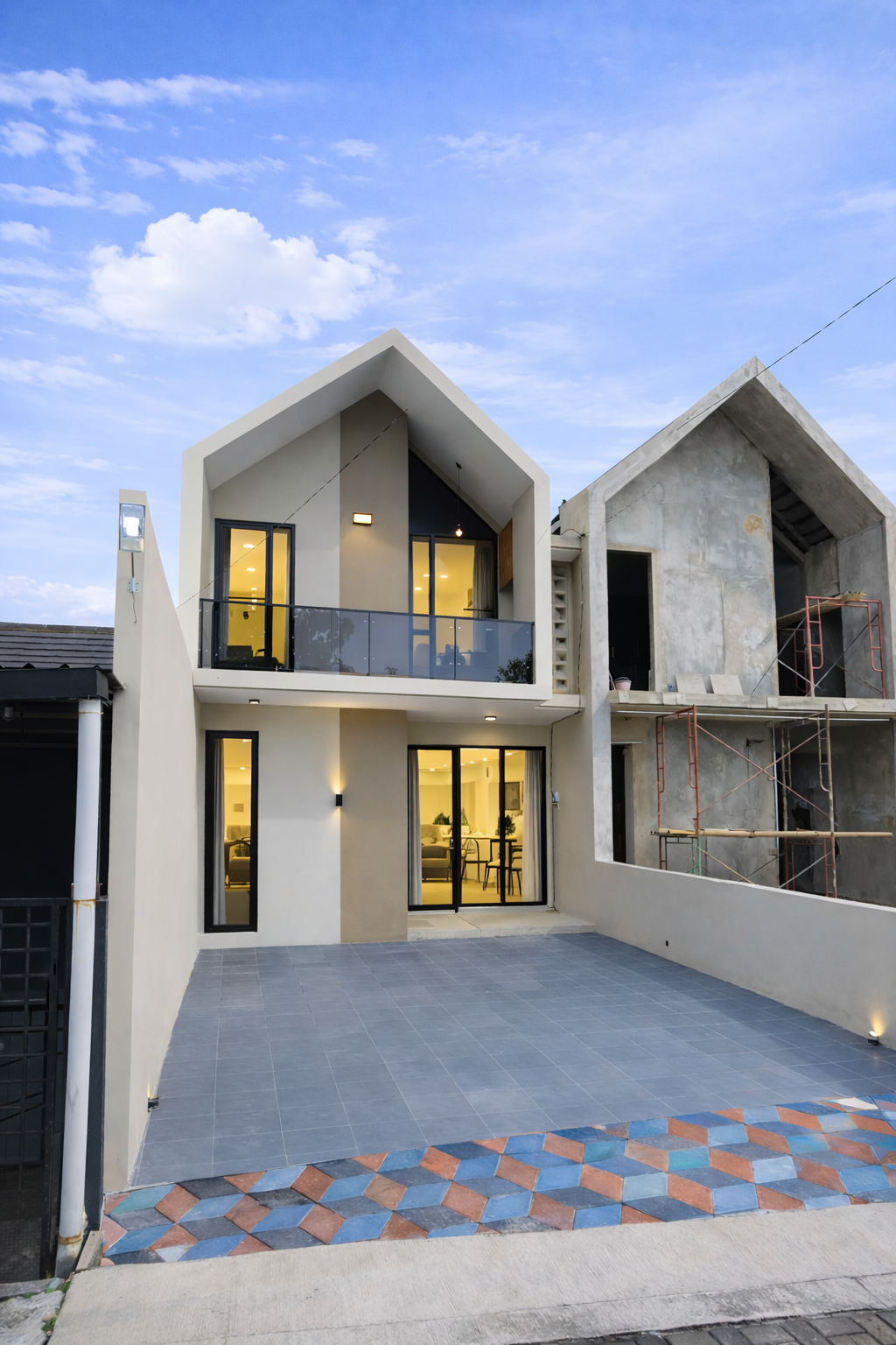 Rumah Modern Scandinavian 3 Kamar dekat Kampus UPN Maguwo Ringroad
